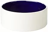 Trixie 2452 Ciotola in Ceramica, da 2,1 Litri/Ø 23 cm, Crema/Blu