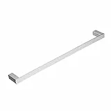 Portasciugamani 40 cm a parete polacco, nichel spazzolato, acciaio INOX sus 304, asciugamano da bagno bar, Beelee ba8501 N-40