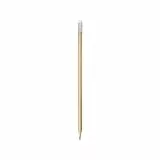 50 Matite in legno naturale grafite HB (50 pezzi) con gommino colore naturale