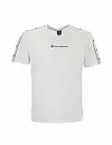 Champion Legacy American Tape Small Logo S/S T-shirt, Uomo ,Bianco, S