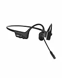 SHOKZ OpenComm 2 Cuffia a conduzione ossea, Micro Auricolare Bluetooth senza fili, 16 ore di copertura, perfetto per la comunicazione, le chiamate, il lavoro