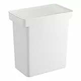 Yamazaki Home Contenitore ermetico per alimenti per animali domestici – Cestino per cibo per cani e gatti con coperchio trasparente e manico, polipropilene, extra large, 6,6 galloni, 25 litri,