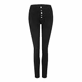 NOAGENJT Pantaloni Premaman Donna Jeans Pantaloni Donna Vita Alta Pantaloni Donna Sci di Fondo Jeans a Zampa Donna Pantaloni Invernali Eleganti con Elastico in Vita Donna Curvy M 17.99
