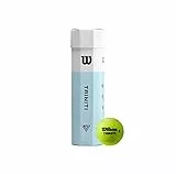 Wilson Triniti TBALL 4 Ball Can, Tennis Balls Unisex-Adult, Yellow, 3