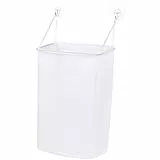 ESHALS Scatole Portaoggetti Hanging Net Bag With Sticker Wall-Mounted Laundry Basket Dirty Clothes Storage Basket Bathroom Organzier Mesh Bag Laundry Hamper