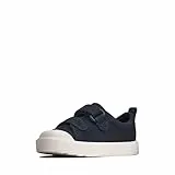 Clarks City Bright T, Sneaker Unisex-Bambini, Blu Navy Canvas, 24 EU