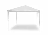 Garden Friend G1617002 - Gazebo, Struttura in acciaio, Copertura in pe. 110 gr/m², Bianco, 3 x 3 m