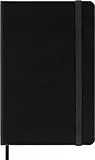 Moleskine Classic Notebook, Taccuino a Quadretti, Copertina Rigida e Chiusura ad Elastico, Formato Pocket 9 x 14 cm, Colore Nero, 192 Pagine