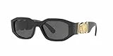 Versace 0VE4361 Occhiali da Sole, Nero (Black), 53 Unisex-Adulto - stile contemporaneo