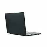 aiino italian ideas Soft Shell Cover semitrasparente MacBook, Custodia Rigida Finitura Opaca, Ultraleggera e Resistente, Case Protettivo per MacBook Pro 13” (2020/2022), Antigraffio e Antiurto, Nero