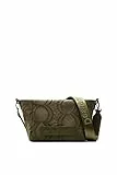 Desigual Bag 4092-Borsa da Trasporto, Colore, Borsa Bubbles-Amber 4092 Kaki Donna, Verde