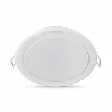 Philips Lighting MyLiving Meson Faretto da Incasso LED Meson, Equivalente a 13 W, 30K, Luce Bianca Calda, Non Dimmerabile, Bianco
