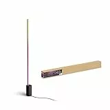 Philips Hue White and Color Ambiance Gradient Signe, Lampada da Terra LED, Smart, Bluetooh, Nera