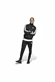 adidas 3 Stripes Tuta sportiva, Black, M