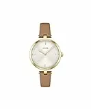 Boss Orologio Analogico al Quarzo da Donna con Cinturino in Pelle Color Marrone Cammello - 1502652
