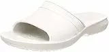 Crocs Classic Slide Infradito e ciabatte da spiaggia, Unisex adulto, Bianco, 46/47