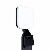 Logitech Litra Glow Luce LED Streaming Premium, Illuminazione per Computer per Videoconferenze, Riunioni Zoom, con Supporto Regolabile e Controllo da App per PC / Mac, Grafite