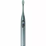 Spazzolino Elettrico Oclean X Pro Spazzolino Denti Intelligente 3 modalità di spazzolamento con Sbiancamento Spazzolino Sonico Ricarica Rapida per Una Durata di 30 Giorn Impermeabilità IPX7(verde)