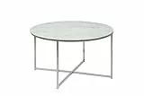 Amazon Brand - Movian Rom - Tavolo da caffè, 80 x 80 x 45 cm, bianco