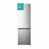 Hisense RB329N4ACE Frigorifero Combinato a libera installazione, Total No frost con ventilazione multiflow, Inox Look, Altezza 179,7 cm, capacità netta 255 L