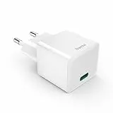 Hama Caricabatterie USB-C da 30 W (adattatore di alimentazione USB-C, ricarica rapida, PD/Qualcomm®/GaN, mini caricatore per laptop, tablet smartphone PowerBank, iPhone, iPad Pro MacBook Air Samsung
