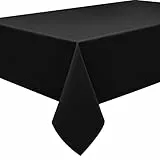 Home Direct Tovaglia da tavola, in poliestere, rettangolare 140x240cm Nero