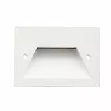 Eurekaled - Segnapasso LED Bianco da incasso compatibile con scatola 503 3W luce calda 3000K 220V IP65
