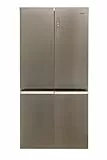Haier HCR5919FOPG Frigorifero Cube 4 Porte, Tecnologia Antibatterica T-ABT, Libera Installazione, No Frost, Luce LED, Classe F, 90,8x64,8x190 cm, Grey