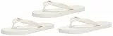Amazon Essentials Infradito Unisex Bambini e Ragazzi, Pacco da 3, Bianco Brillante, 32 EU