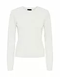 PIECES Pcblee LS O-Neck Knit Maglione Lavorato a Maglia, Ballerino di Nuvola, L Donna