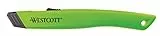 Westcott E-16475 00 Cutter di sicurezza con lame di sicurezza in ceramica a retrazione automatica, verde