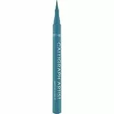 Catrice Calligraph Artist Matte Liner, Eyeliner, n. 030, colore verde, risultato immediato, opaco, vegano, senza particelle di microplastica, senza nanoparticelle, senza profumo, confezione da 1 (1,1