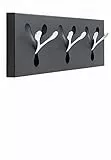 Wink design, Virginia, Appendiabiti da Parete, Metallo, Nero