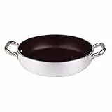 Pentole Agnelli ALSA2110S40 Tegame con Maniglie, Alluminio, Argento, 40 cm