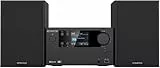 KENWOOD, Sistema Micro HiFi Stereo M-725DAB-S, con Ricevitore Radio DAB+, Lettore CD e Presa USB, Bluetooth per Audio-Streaming V5.0 (A2DP), Display a Colori 2,4', Black