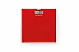 Excelsa Spa Bilancia Pesapersone Elettrica, Rosso, 30 x 30 cm