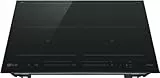 LG CBIZ2437B Piano Cottura Induzione 60cm, Potenza da 2,5 a 7,4kW, 4 Zone Totali, 2 Zone Flex, 15 Livelli di Potenza + Boost, Controlli Touch Slide Indipendenti, Wi-Fi, Vetro Ceramico SCHOTT, Nero