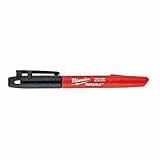 Milwaukee 48-22-3100 Inkzall Jobsite - Pennarello permanente a punta fine, confezione da 24 pezzi