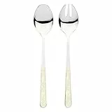 THUN - Mestoli per Insalata - Acciaio Inossidabile - Linea Claire - Cucina, per la Casa