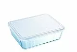 Pyrex Cook&Freeze Contenitore rett. con coperchio in vetro borosilicato 27 x 22 x 9 cm, 4L