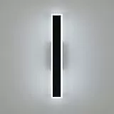 DELIPOP Applique da Parete LED, 12W Lampada da Parete Interno Moderno, Luce Calda/Naturale/Bianca Dimmerabile Lampada a Muro Led, per Camera da Letto Soggiorno Scala Corridoio, 31 * 4CM Nero