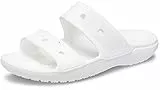 Crocs Classic Crocs Sandal, Sandali Unisex - Adulto, Bianco (White), 43/44 EU