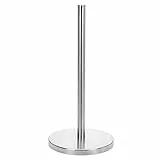 Portarotolo da cucina da appoggio porta carta verticale in acciaio inossidabile senza foratura 34 cm porta rotolo autoportante in acciaio inox Supporto per Rotolo di Carta Assorbente