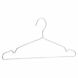 Amazon Basics Grucce appendiabiti in acciaio inox, confezione da 50, Cromate