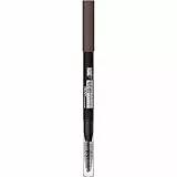 Maybelline New York Tattoo Brow 36H, Matita per sopracciglia temperabile, Risultato definito e naturale fino a 36 ore, Deep Brown (07)