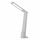 QYJN Lampada da Scrivania Protezione Degli Occhi LED, Luce Notturna, Lampade da Tavolo con 3 Modalità di Illuminazione, Controllo Tattile, USB Ricaricabile, per Ufficio & Studio (White)