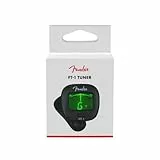 Fender Accordatore Clip-On Professionale FT-1 - Per la chitarra elettrica, acustica, il basso e gli ukulele – Nero