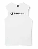 Champion Legacy American Classics Logo S/L Canotta, Bianco, S Uomo