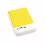 Celly, Powerbank Linea Pantone, Caricatore Portatile per Smartphone con 5.000mAh, 2 Porte USB e 1 Porta USB-C con Carica Fino a 2,1 A per Porta, Power Bank con Ricarica Rapida, Design compatto, Yellow