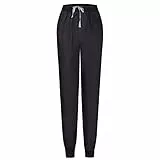 MISEMIYA - Pantaloni Sanitari Unisex - Divise MEDICHE Divise SANITARIE Pantaloni da Lavoro - 8316 - Small, Nero